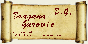 Dragana Gurović vizit kartica